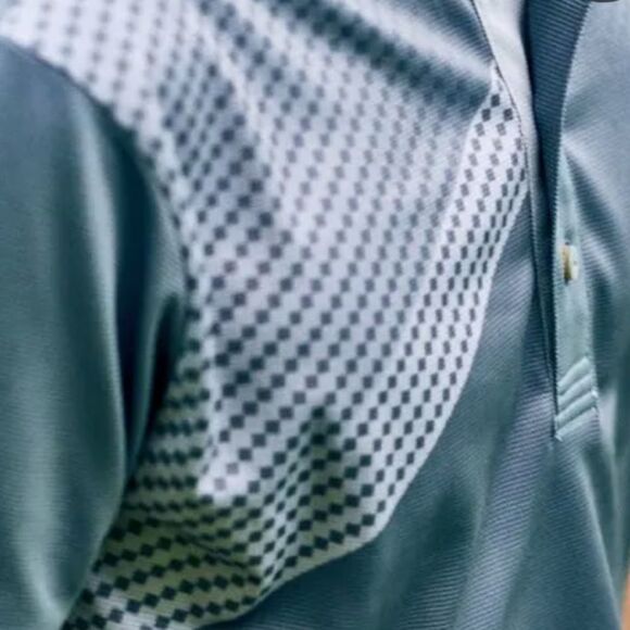 Pin High Men's Performance Dry Fit‎ Golf Shirt Grey L NWT - Picture 2 of 6